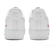 Classic White Supreme X Air Force 1 Low 'Box Logo’ Lacrosse Shoes  -Back 