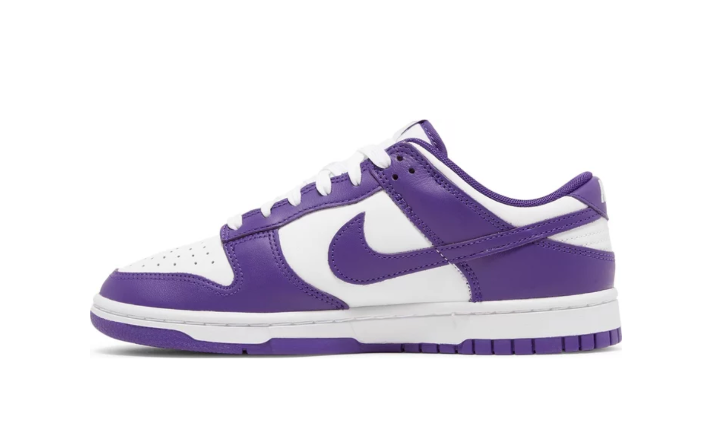 Purple and white low dunks Clearance