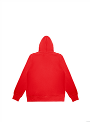 LAX World X Lusa 1904 Red Lacrosse Pullover Hoodie - Red Front 