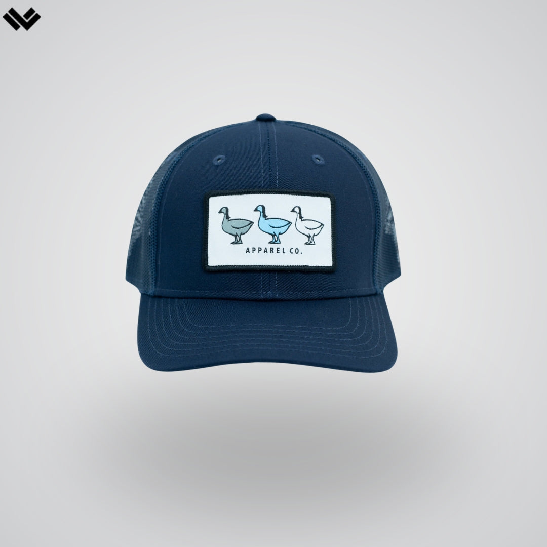 Triple Goose Navy Trucker Style Lacrosse Cap | Navy | Gooseitcompany