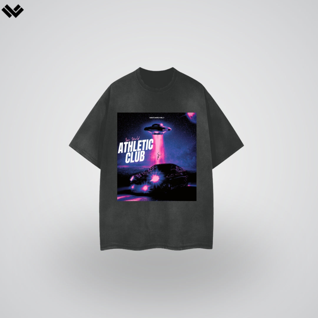 Vintage Wash Frayed T-Shirt - 260 GSM