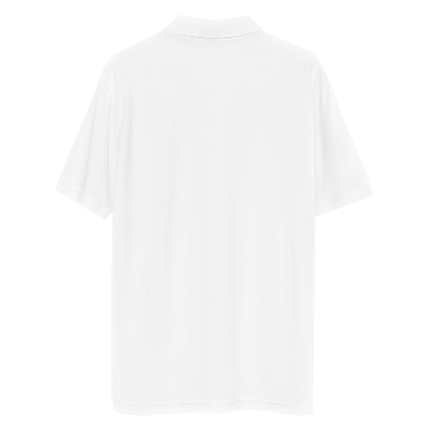 LAX World - Adidas Performance White Lacrosse Polo Shirt  - White back