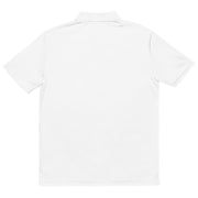 LAX World - Adidas Performance White Lacrosse Polo Shirt  - Back 