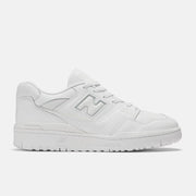 Classic New Balance 550 White Lacrosse Shoes  - White Front 