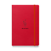 Klever Hardcover Bound Lacrosse Notebook - Red Front  