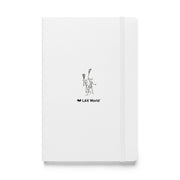 Klever Hardcover Bound Lacrosse Notebook - White Front 