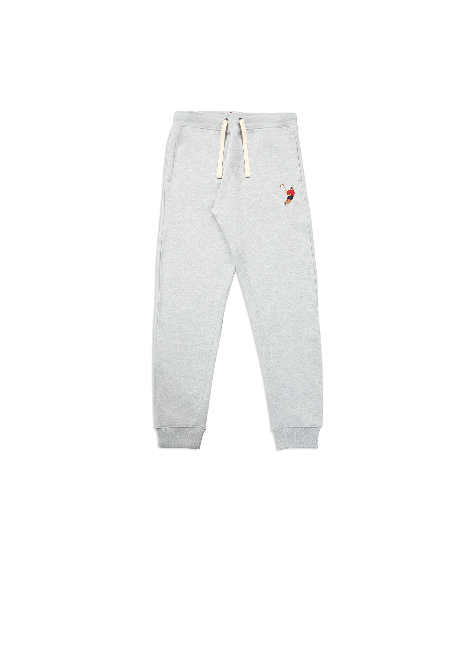 Heather Grey Fleece Lacrosse Jogger Pants