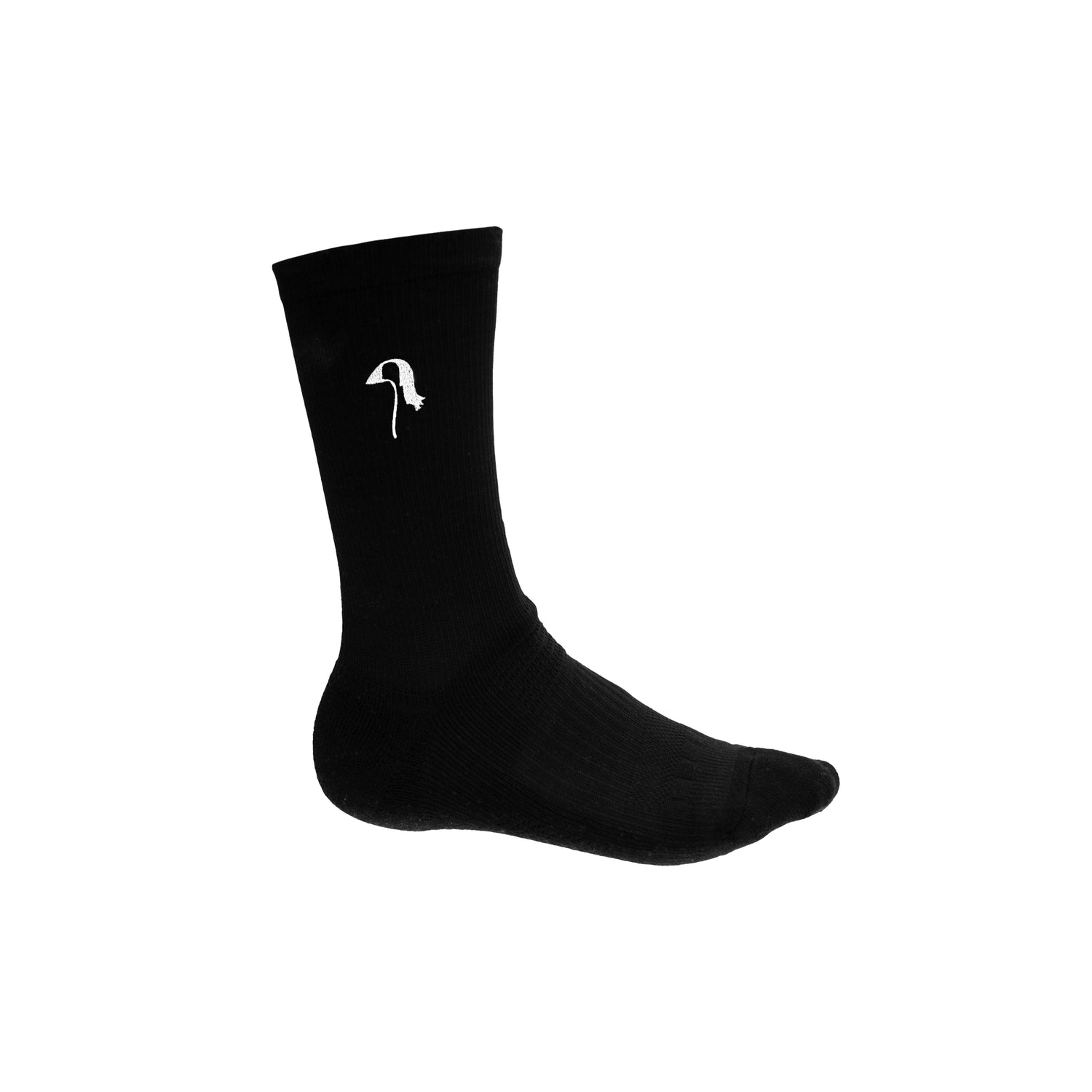 Classic White Performance Lacrosse Sock - Front 
