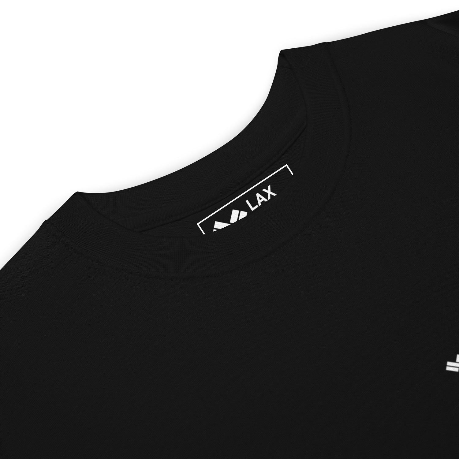 Premium “Lax World Japan Trip 2024” Black and Grey Lacrosse Tee - Top Front 