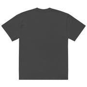 Oversized Lacrosse T-Shirt Faded Black Back