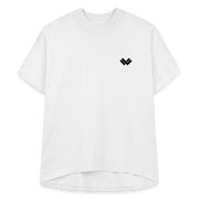  Classic Soft Shaded HI-LO Lacrosse Tee  - White Front 
