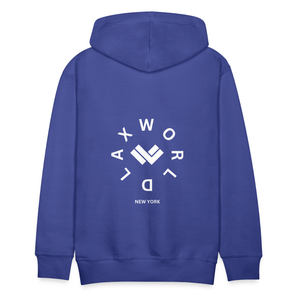 Cradle Collection Unisex Heavyweight Hoodie - royal blue Front with Big Logo 