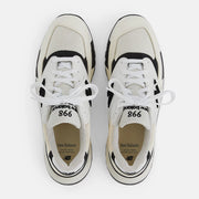 Classic New Balance 998 B/W Lacrosse Shoes - Front 