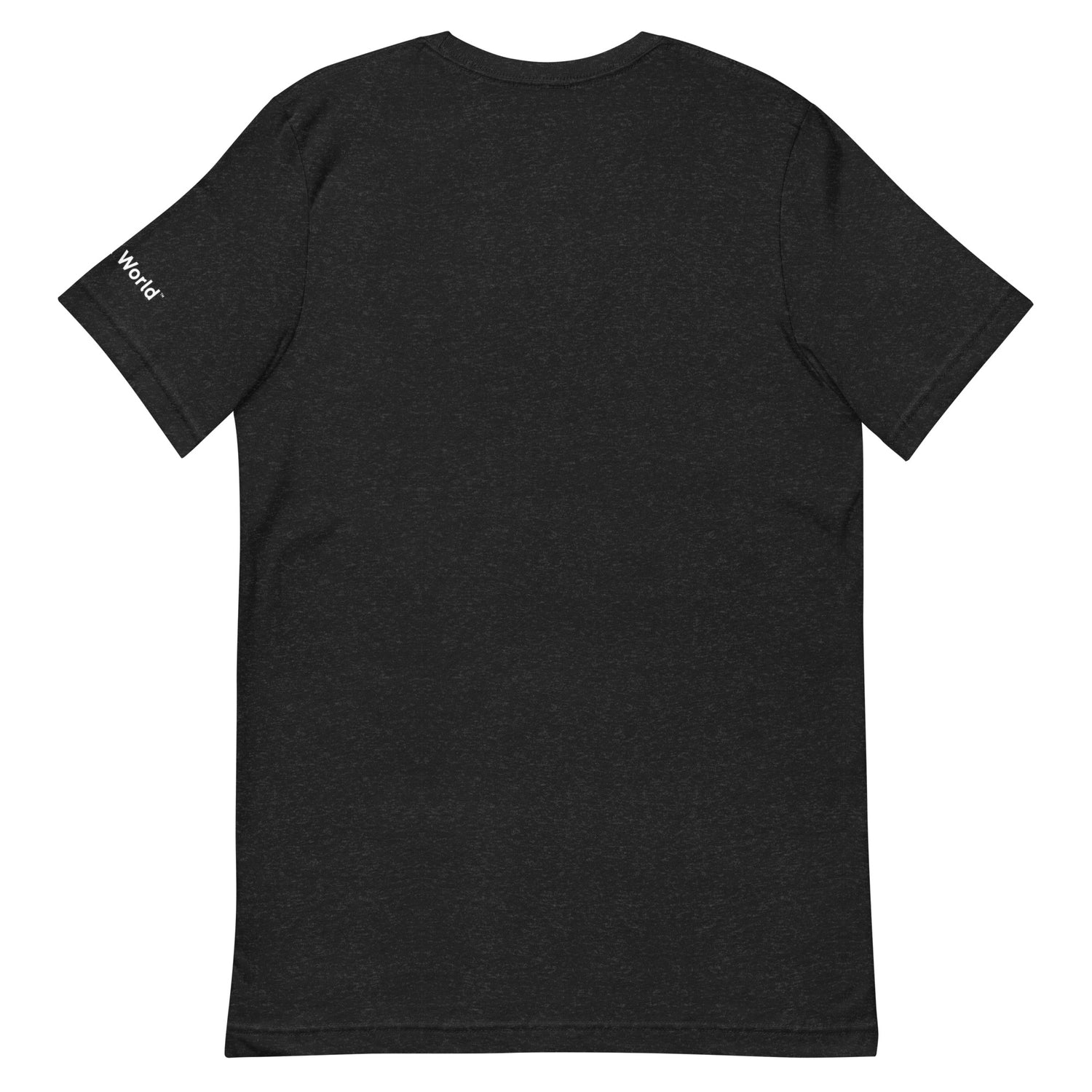 Premium Lacrosse T Shirt Faded Black Heather Back