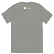 Lacrosse T Shirt ‘The Game Never Ends’  Athletic Grey Back