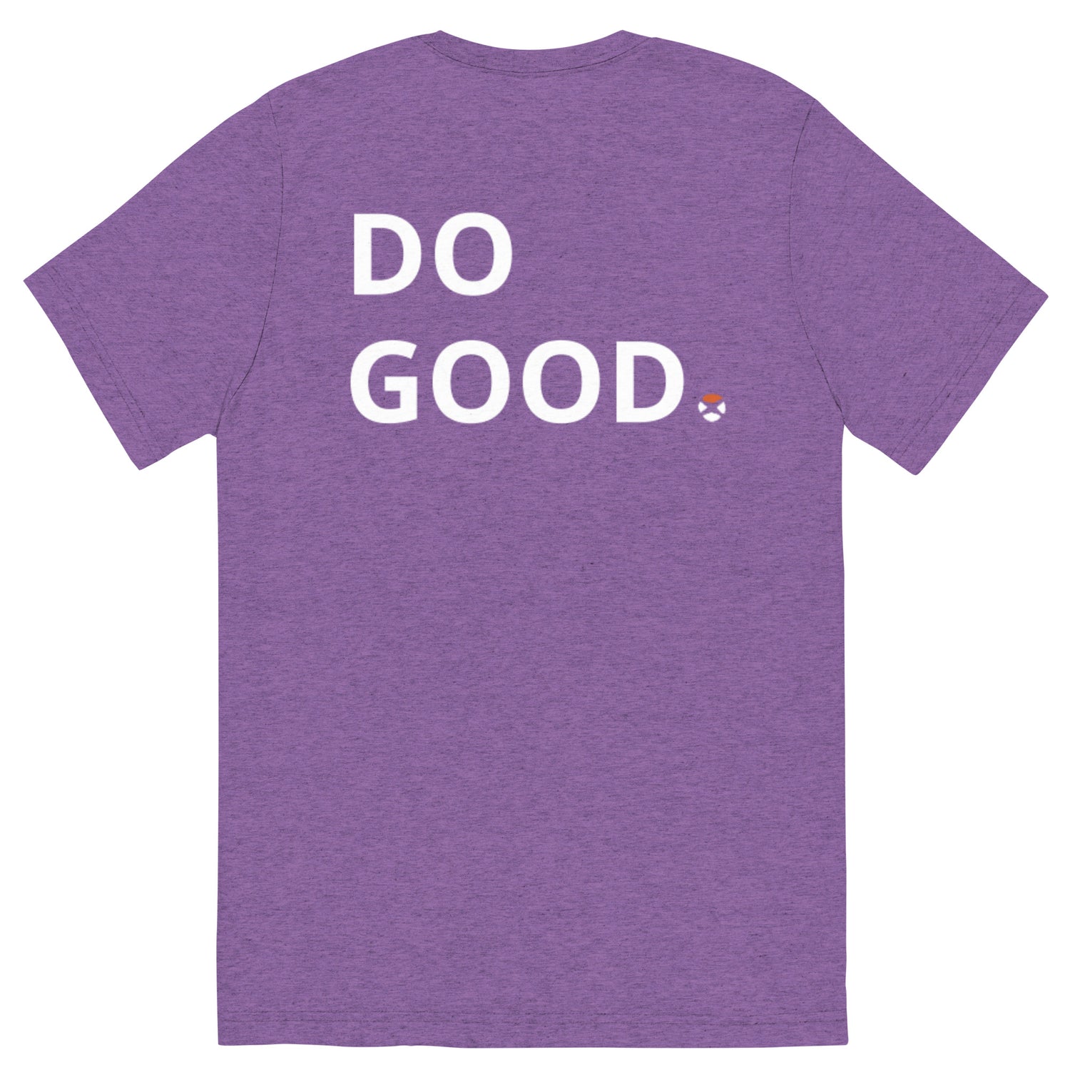 Premium Lacrosse T Shirt ‘Do Good’  Purple Back