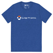 Fitted Lacrosse T Shirt Royal Blue