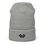 Lacrosse Waffle Beanie - Gray Front 