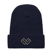 Lacrosse Waffle Beanie - Navy Full Front 