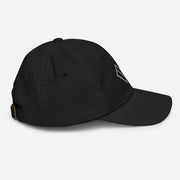 LAX World - Kid’s Cradle Collection Unisex Lacrosse Hat - Black Right Side 