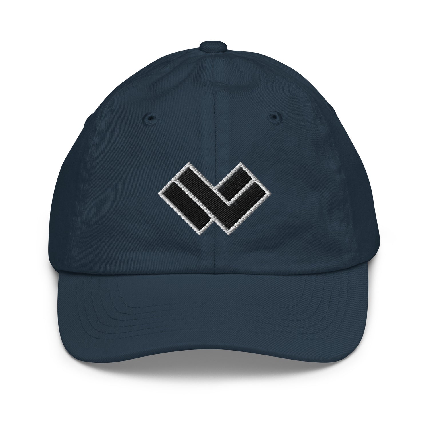 LAX World - Kid’s Cradle Collection Unisex Lacrosse Hat- Navy Front 