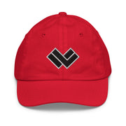 LAX World - Kid’s Cradle Collection Unisex Lacrosse Hat - Red Front 