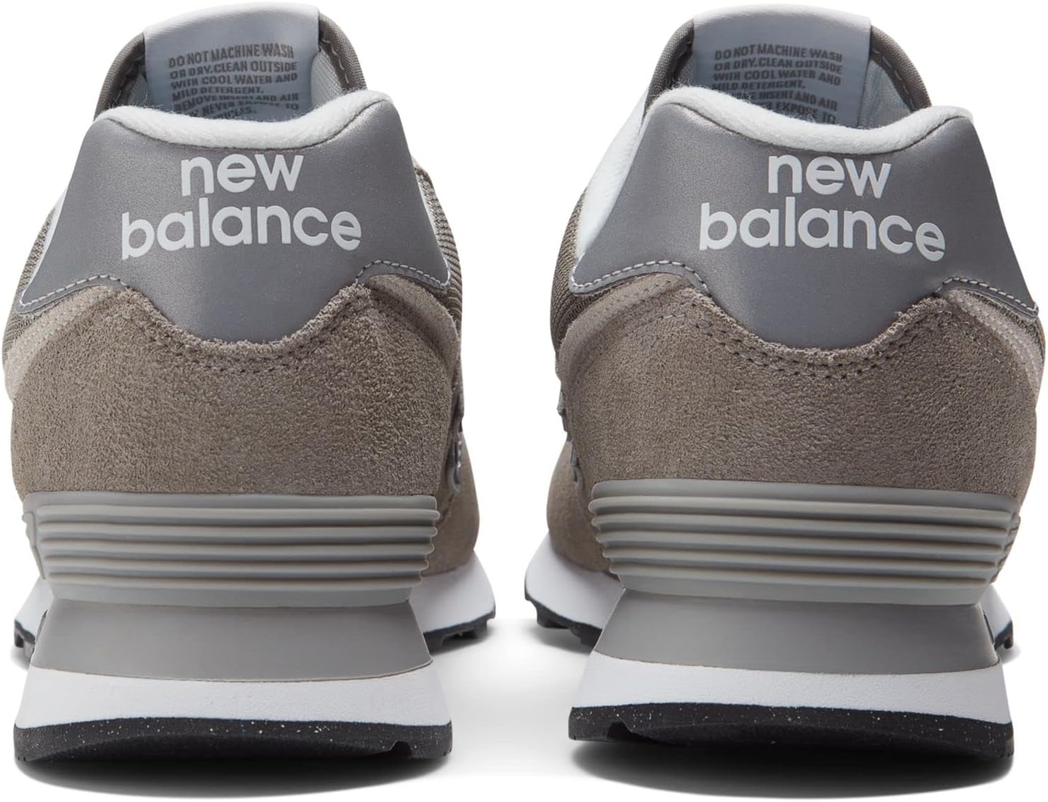Women's New Balance 574 V2 Essential Beige Lacrosse Sneaker  - 2 back 
