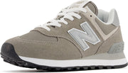 Premium New Balance 574 V2 Grey-White Women's Essential Lacrosse Sneakers - Front 